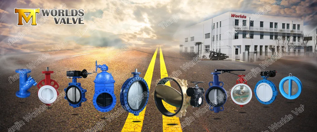 ISO5752 Industrial Control Full EPDM Rubber Coated Lining Water Gas Duo Dual Plate Double Door Wafer Type Butterfly Check Valves From Tianjin Worlds Valve China