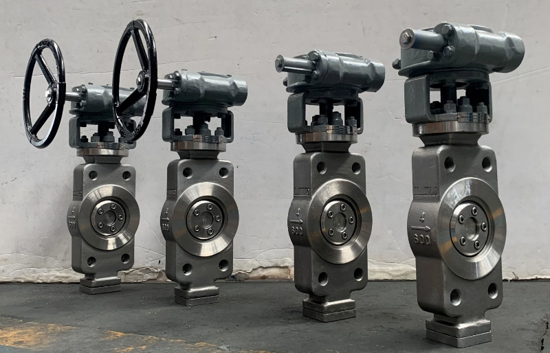 API 609 Worm Gear Wcb /Stainless Steel Wafer Type Triple Offset Butterfly Valve