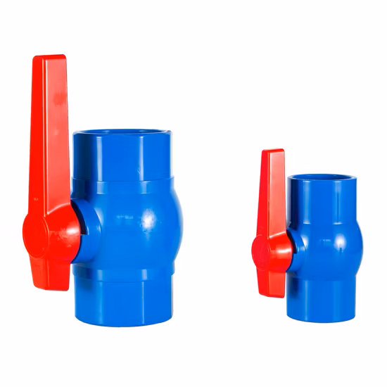 급수용 1/2" Pn10 PVC 스레드 볼 밸브